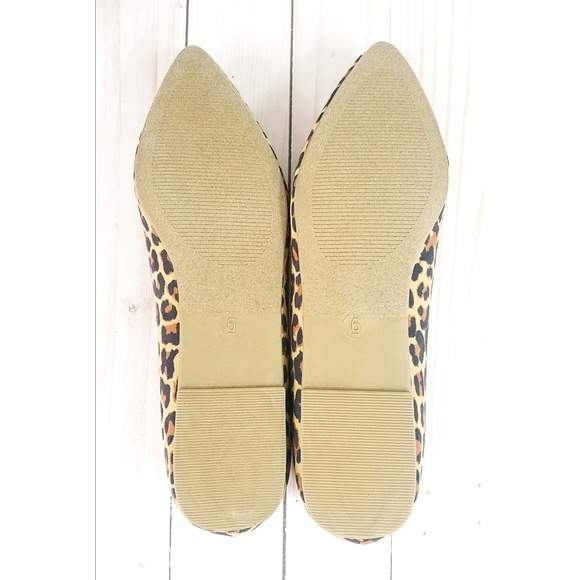 💥NEW MIA Leopard Pointy-Toe Flats - Picture 6 of 8
